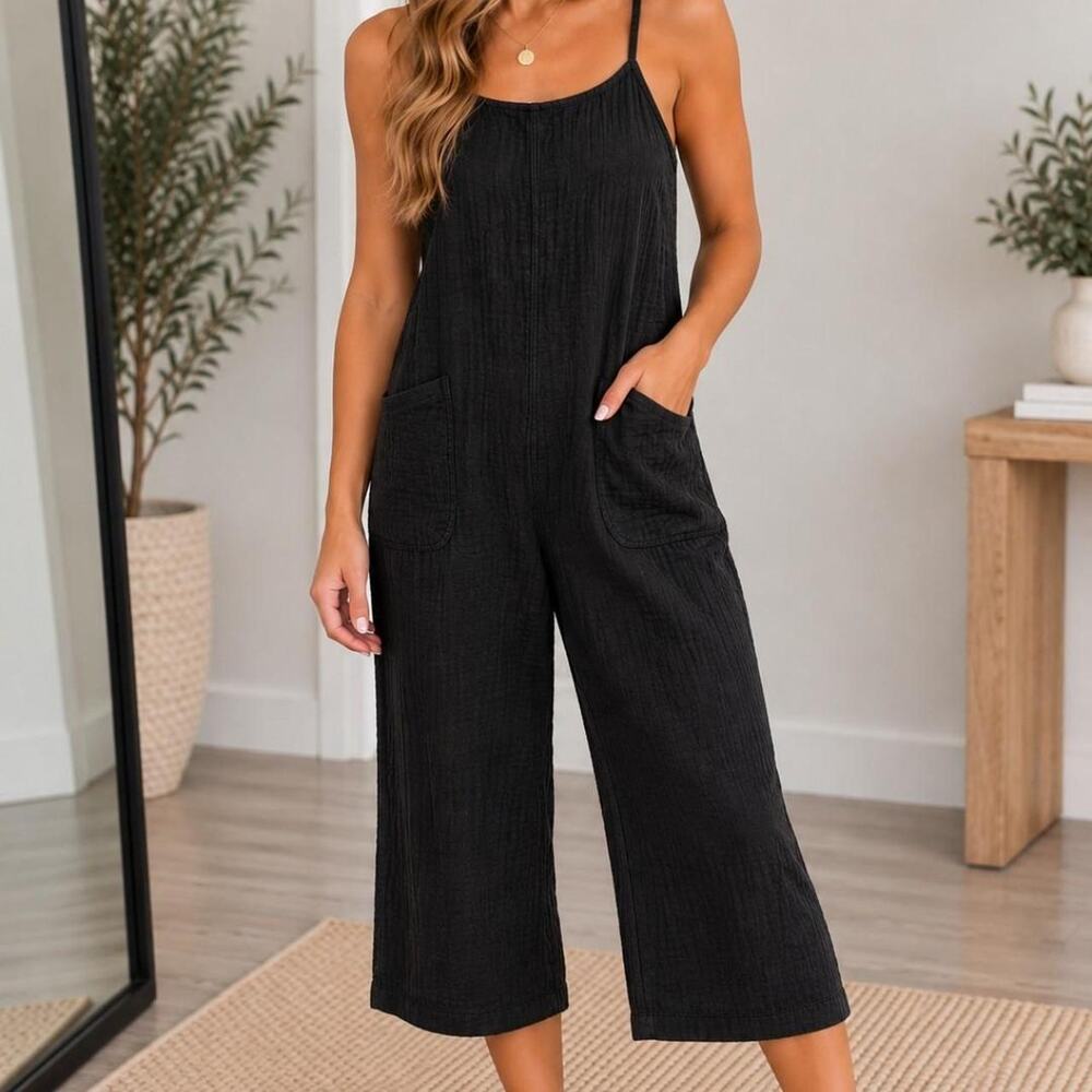Speechless kids black jumpsuit size